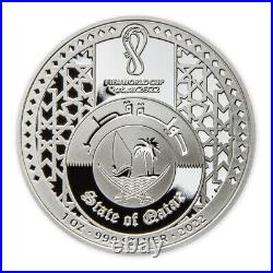FIFA World Cup Qatar 2022T Victory Pure Silver Coins FIFAT Qatar Central Bank