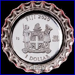 Fidschi / Fiji 1 Dollar 2020 Coca-Cola Korea Global Edition (3.) 6 gr Silber PP