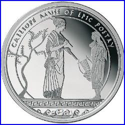 Fiji 2011 12x2$ Mythologies of the World Muses 12 x 25g Silver Coin Proof Set