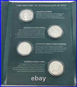 First World War Silver Commemorative Collection Vol II 333 Silver 8x Coins