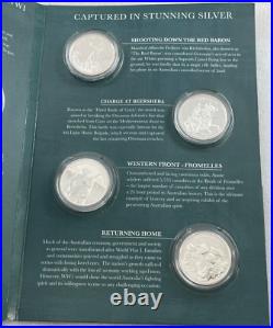 First World War Silver Commemorative Collection Vol II 333 Silver 8x Coins
