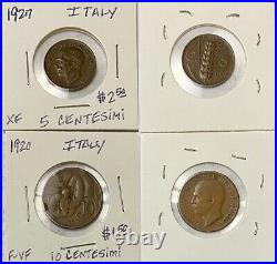 Foreign World Coins -Lot of 12 Carded-(1)1800, (1)Silver Some High Grades