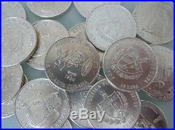 Foreign / World Silver Coins Scarce Lot of 240 grams 7.75oz 20x12g 999 silver