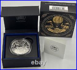France 2025 Jules Verne Around the World in 80 Days Proof Silver Coin France 2025 Jules Verne Around the World in 80 Days Proof Silver Coin