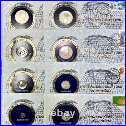 Franklin Mint 9 Great Historic Silver Coins of the World Ancient to Modern India Franklin Mint 9 Great Historic Silver Coins of the World Ancient to Modern India