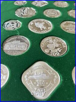 Franklin Mint Official Gaming Coins of the World's Great Casinos 1978 Silver