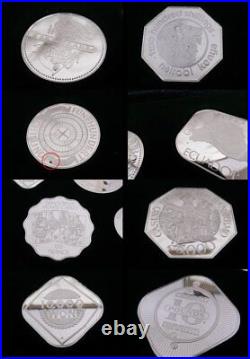 Franklin Mint World Casino Coins Set Of 25 Silver Coin Set