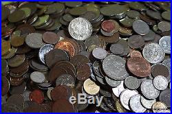 Full KILO Old World Estate Coin Collection W Many Nice Old Silver Copper Coins