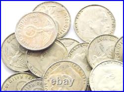 GERMAN Lot 50x Coins 2 REICHSMARK 1937 1939 SWASTIKA Silver 3rd WW2 Roll Mark