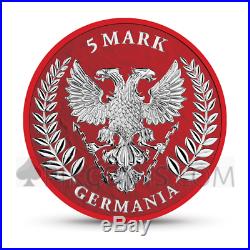GERMANIA 2019 SPACE RED, 5 MARK 1oz WORLD MONEY FAIR EDITION