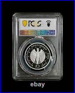 GERMANY. 2006, 10 Euro, Silver PCGS PR69 Top Pop? FIFA World Cup