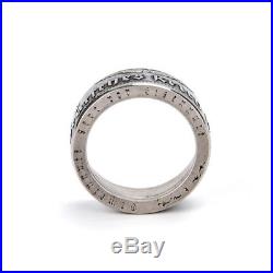 German Silver Mar Hand Crafted Coin Ring For World War II Custom Retro History