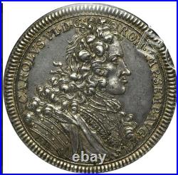 German States Schwabisch Hall 1712 thaler old world silver coin AU #5334