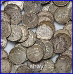 German WW2 Third Reich Lot 25 Coins 5 Reichsmark 1935-1936 HINDENBURG Silver