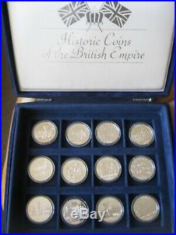Gibraltar Isle of Man 1994 World at War Silver Proof 12 Coin Collection Set COA