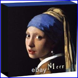Girl with a Pearl Earring Treasures of World Painting 1 oz Silver Coin Niue 2022