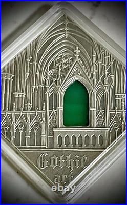 Gothic Art The Art that Changed a World Antique finish Silver Coin 1$ Niue 2014