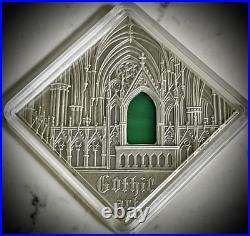 Gothic Art The Art that Changed a World Antique finish Silver Coin 1$ Niue 2014