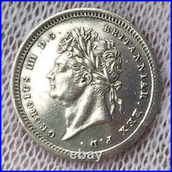 Great Britain 1830 2 Pence Antique Silver World Coin Exc