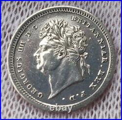 Great Britain 1830 2 Pence Antique Silver World Coin Exc