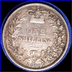 Great Britain 1878 shilling old world sterling silver coin #1221 die #26/26 Great Britain 1878 shilling old world sterling silver coin #1221 die #26/26