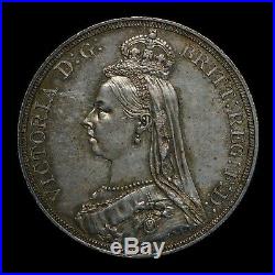Great Britain 1887 Jubilee Crown Choice UNC World Silver Coin