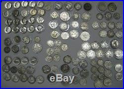 High Quality Small World Silver coins. Some very Rare. Most 80% + Silver content