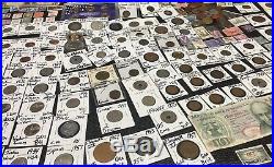 Huge Lot 400+ USA & World Coin/Stamp/1893/Silver/Mercury/Buffalo/ 3CENT PIECE