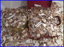 Huge Old Us/world Coin Collection Sale Estate Gold Silver Coins By The Pound