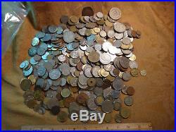 Huge World Coin Lot (Over 500 Coins Some Silver) Free S&H USA