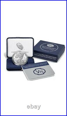 IN HAND End of World War II 75th Anniversary American Eagle Silver Proof Coin