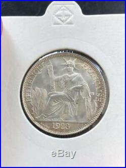 INDOCHINE COINS 20 Cents Silver 68% 1923 NGC MS-67 Top 1 on The World LDP Shop