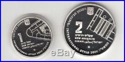 Israel 2006 Unesco World Heritage Tel Aviv-white City PR+BU Silver Coins+box+COA