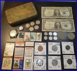 Junk Drawer Collection Lot World Coins Silver Antique Vintage Buffalo Nickels