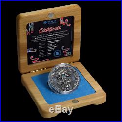 KAPALA WORLD CULTURE 2oz Silver Coin Antiqued Cameroon 2018