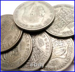 LARGE MIX BULK Lot of 25 Random World SILVER Coins SURPRISE Collector Gift