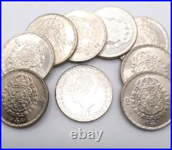 LARGE MIX BULK Lot of 25 Random World SILVER Coins SURPRISE Collector Gift