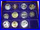 LOT-OF-11-COMMEMORATIVE-WORLD-WAR-II-COINS-In-WOOD-CASE-1-999-SILVER-01-vd