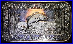 Largemouth Bass World Wide Mint Classic Coins Fish 1oz 999 Silver art bar C3337