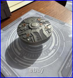 Levitating UFO High Relief Coin? 2024 MP-1766 7oz. 999 Silver Cameroon Coin Levitating UFO High Relief Coin? 2024 MP-1766 7oz. 999 Silver Cameroon Coin