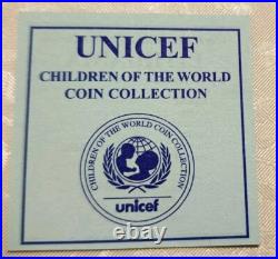 Lithuania 5 litai/litas 1998 UNICEF CHILDREN OF THE WORLD PROOF Silver coin RARE
