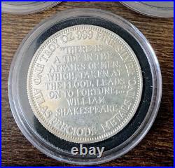 Lot (3)1974 Atlas World On Shoulder Vintage Rare Coin 1 Troy Oz. 999 Fine Silver Lot (3)1974 Atlas World On Shoulder Vintage Rare Coin 1 Troy Oz. 999 Fine Silver
