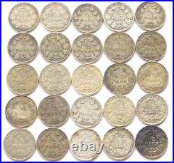 Lot GERMAN EMPIRE Half 25x 1/2 MARK 1905 1919 Silver WW1 NICE Old Coin History