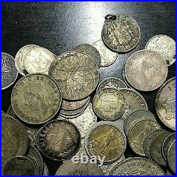 Lot Of 14.85 Oz. Silver Old World Coins