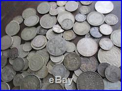 Lot of 158 Silver World Coins Aprox 1 1/4 lbs (t)