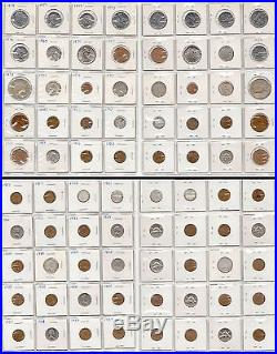 Lot of 269 World Coins, Collection in Binder, Contains UNC & Silver 3159.03