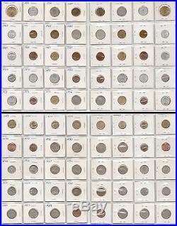 Lot of 269 World Coins, Collection in Binder, Contains UNC & Silver 3159.03