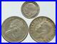 Lot-of-3-Silver-WORLD-COINS-Authentic-Collection-Vintage-Group-DEAL-GIFT-i115439-01-izf