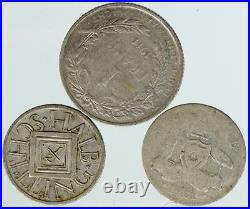 Lot of 3 Silver WORLD COINS Authentic Collection Vintage Group DEAL GIFT i115453 Lot of 3 Silver WORLD COINS Authentic Collection Vintage Group DEAL GIFT i115453