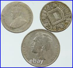 Lot of 3 Silver WORLD COINS Authentic Collection Vintage Group DEAL GIFT i115453 Lot of 3 Silver WORLD COINS Authentic Collection Vintage Group DEAL GIFT i115453